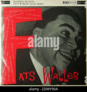 Fats Waller & His Rhythm - Handvoll of Keys, RCA RD-27185 Mono - Vintage Vinyl Album Cover Stockfoto