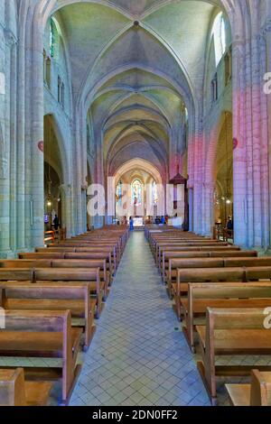 Bibliotheque de la Sorbonne (Interuniversitäre Bibliothek), Universität von Paris, Frankreich Stockfoto
