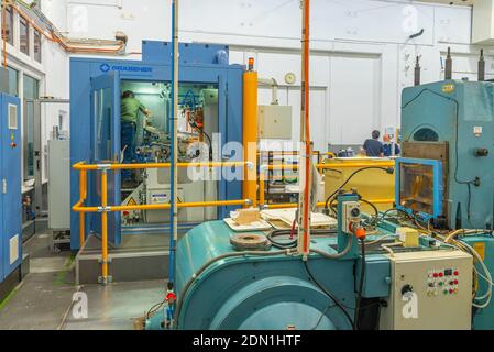 PERTH, AUSTRALIEN, 18. JANUAR 2020: Interieur der Perth Mint, Australien Stockfoto