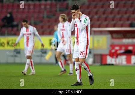 Stadt Köln, Deutschland. 16. Dez. 2020. firo: 16.12.2020, Fußball, 1. Bundesliga, Saison 2020/2021, 1. FC Köln - Bayer 04 Leverkusen 0: 4 Enttäuschung Sava-Arangel CESTIC, Köln Credit: Ralf Ibing/firo Sportphoto/Pool / use worldwide/dpa/Alamy Live News Stockfoto