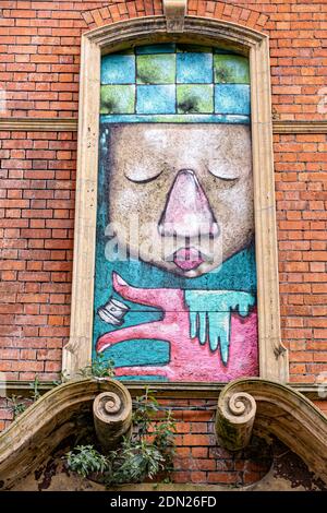 Belfast, Nordirland. April 2016. Graffiti und Street Art am 30. April 2016 in Belfast, Nordirland, Großbritannien. Stockfoto