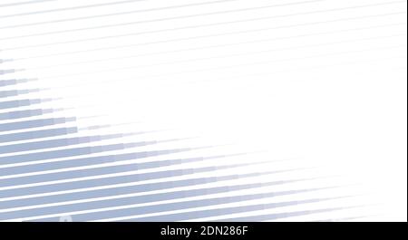Einfacher abstrakter gestreifter Hintergrund mit grauen schrägen Linien. Minimales Vektorgrafikmuster Stock Vektor