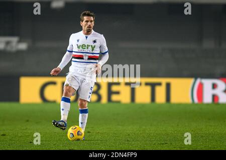 16. Dezember 2020, Verona, Italien: Verona, Italien, Marcantonio Bentegodi Stadion, 16. Dezember 2020, Adrien Silva (Sampdoria) während Hellas Verona gegen UC Sampdoria - Italienische Fußballserie A Spiel (Bild: © Ettore Griffoni/LPS via ZUMA Wire) Stockfoto