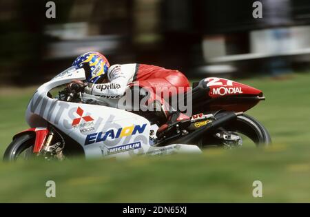 Sebastian Porto, (ARG), Aprilia 250, Australian GP 1998, Eastern Creek Stockfoto