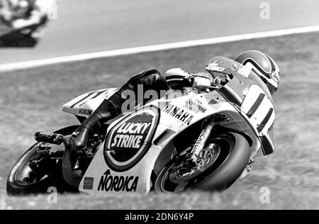 Randy Mamola (USA) Yamaha 500, Dutchmoto GP 1985, Assen Stockfoto