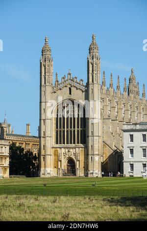 King's College Chapel in der University of Cambridge, von hinten gesehen, Cambridge Cambridgeshire England Großbritannien Stockfoto