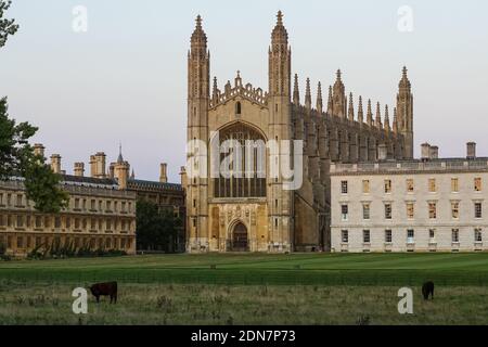 King's College Chapel in der University of Cambridge, von hinten gesehen, Cambridge Cambridgeshire England Großbritannien Stockfoto