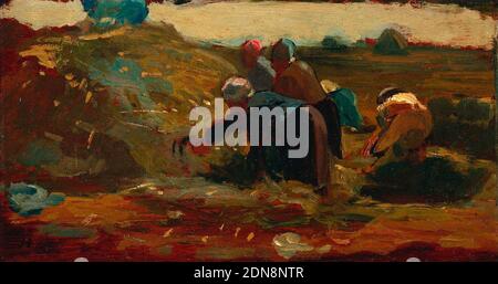 Women Working in a Field von Winslow Homer (Amerikaner, 1836-1910), 1867 Stockfoto