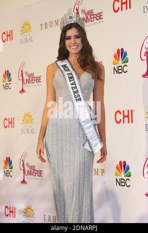 Miss Universe Paulina Vega attends The 63rd Annual Miss Universe Pageant winner press conference at Trump National Doral in Doral, Florida, USA on January 25, 2015. Photo by Rolando Rodriguez/ABACAPRESS.COM Stock Photo