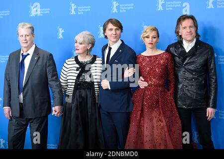 Producer Brian Wilson, his wife Melinda Ledbetter, Dino Jonaeter, producers Jim Lefkowitz, Claire Rudnick Polstein, actor Paul Dano, actress Elizabeth Banks and director Bill Pohlad attending the 'Love and Mercy' Photocall during the 65th Berlinale, Berlin International Film Festival, in Berlin, Germany on February 08, 2015. Photo by Aurore Marechal/ABACAPRESS.COM Stock Photo