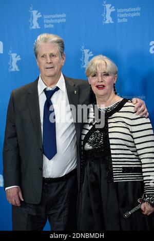 Produzent Brian Wilson und seine Frau Melinda Ledbetter beim Fotocall "Love and Mercy" während der 65. Berlinale, Internationale Filmfestspiele Berlin, am 08. Februar 2015 in Berlin. Foto von Aurore Marechal/ABACAPRESS.COM Stockfoto