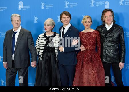 Producer Brian Wilson, his wife Melinda Ledbetter, Dino Jonaeter, producers Jim Lefkowitz, Claire Rudnick Polstein, actor Paul Dano, actress Elizabeth Banks and director Bill Pohlad attending the 'Love and Mercy' Photocall during the 65th Berlinale, Berlin International Film Festival, in Berlin, Germany on February 08, 2015. Photo by Aurore Marechal/ABACAPRESS.COM Stock Photo