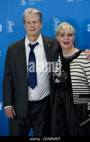 Produzent Brian Wilson und seine Frau Melinda Ledbetter beim Fotocall "Love and Mercy" während der 65. Berlinale, Internationale Filmfestspiele Berlin, am 08. Februar 2015 in Berlin. Foto von Aurore Marechal/ABACAPRESS.COM Stockfoto