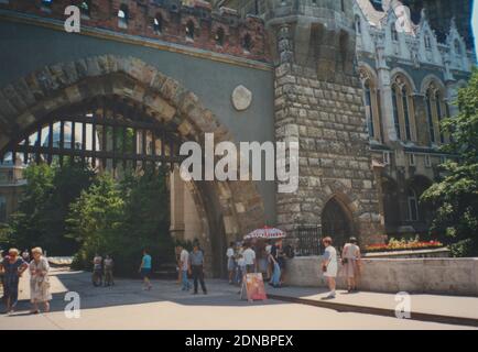 BUDAPEST, UNGARN 10. SEPTEMBER 1979: Varosliget Park in Ungarn Stockfoto