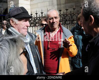 Eugene Riguidel attending Funeral of Florence Arthaud at Saint Severin's Church in Paris, France on March 30, 2015. Photo by Alain Apaydin/ABACAPRESS.COM Stock Photo