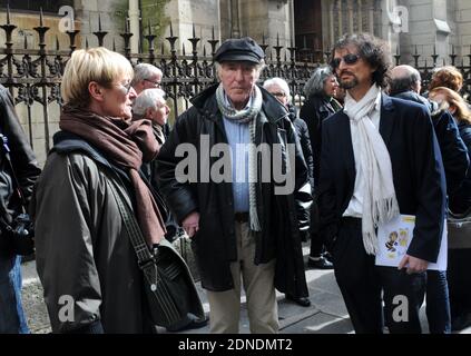 Eugene Riguidel attending Funeral of Florence Arthaud at Saint Severin's Church in Paris, France on March 30, 2015. Photo by Alain Apaydin/ABACAPRESS.COM Stock Photo