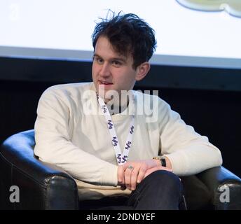 Harry Melling, qui interprête le rôle de Dudley Dursley dans la célèbre saga Harry Potter - 19EME PARIS MANGA & SCI-FI SHOW A PARIS Photo by Nasser Berzane/ABACAPRESS.COM Stockfoto