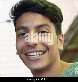 middle eastern trendy student portrait Stockfoto
