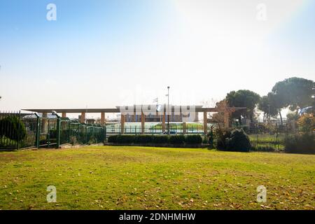 jerusalem-israel. 08-12-2020. Das Knesset-Gebäude, das Knesset, ist der Ort, an dem sich die israelische Regierung befindet Stockfoto