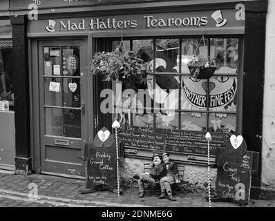 Mad Hatters Tea Room Stockfoto