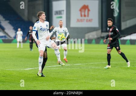 Kopenhagen, Dänemark. Dezember 2020. Jens Etappe (6) des FC Kopenhagen beim dänischen Sydbank Cup-Spiel zwischen dem FC Kopenhagen und dem FC Midtjylland im Park in Kopenhagen. (Foto Kredit: Gonzales Foto/Alamy Live News Stockfoto