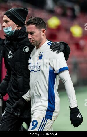 Kopenhagen, Dänemark. Dezember 2020. Bryan Oviedo (19) vom FC Kopenhagen beim dänischen Sydbank Cup-Spiel zwischen dem FC Kopenhagen und dem FC Midtjylland in Parken in Kopenhagen. (Foto Kredit: Gonzales Foto/Alamy Live News Stockfoto