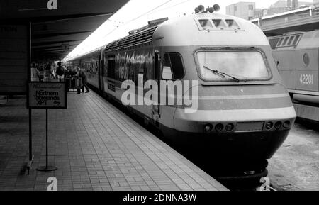 Northern Tablelands XPT Dieselzug am Sydney Central Station, New South Wales, Australien. 1987. Stockfoto