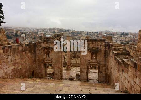 Die Ruinen der antiken Stadt jerash in Jordanien Stockfoto
