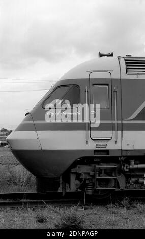 Intercity XPT-Kraftfahrzeug „City of Tamworth“, Sydney, New South Wales, Australien. 1988. Stockfoto