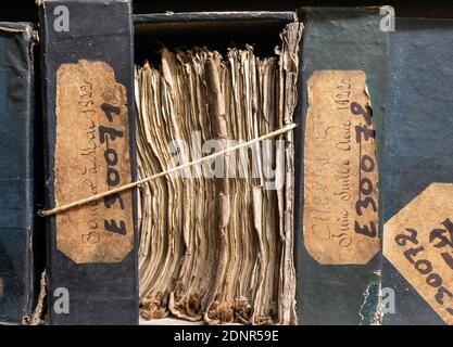 Gebäude, in dem die öffentlichen Aufzeichnungen der Somme-Abteilung untergebracht sind Amiens (Nordfrankreich) Stockfoto