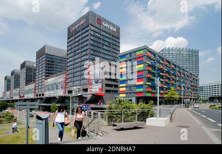 Lille (Nordfrankreich): Geschäftsviertel Euralille Stockfoto