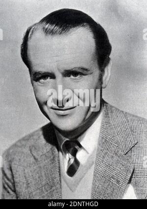 Foto von Sir John Mills (1908-2005) einem englischen Schauspieler. Stockfoto