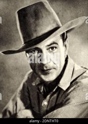 Foto von Gary Cooper (1901-1961), einem amerikanischen Schauspieler. Stockfoto