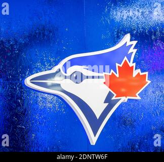 Blue Jays baseball team logo, Toronto, Canada Stock Photo