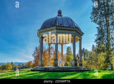 Monopteros in Schacky Park, Diessen am Ammersee, Bayern, Deutschland, Europa Stockfoto