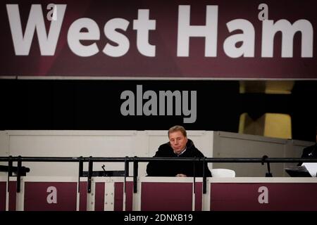 Ehemaliger Manager von West Ham United, Harry Redknapp - West Ham United gegen Crystal Palace, Premier League, London Stadium, London, UK - 16. Dezember 2020 nur für redaktionelle Verwendung - es gelten die DataCo-Einschränkungen Stockfoto