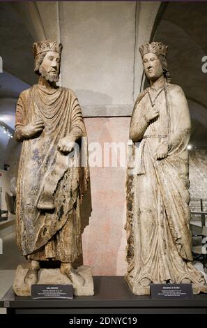 Italien Emilia Romagna Parma - Diözesanmuseum: Solomon und Königin von Saba Stockfoto