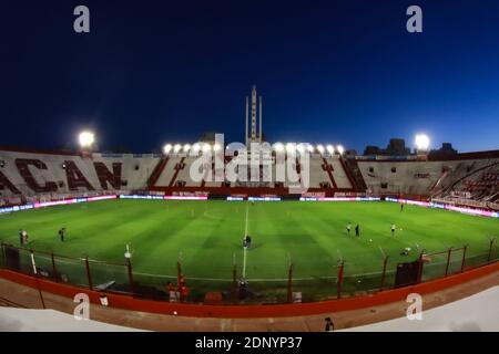 Während des Spiels zwischen Huracan und Independiente für Liga Profesional de Fútbol im Tomas A Ducó Stadion (Foto: Néstor J. Beremblum) Stockfoto