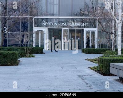 Norton Rose Fulbright internationale Anwaltskanzlei London Stockfoto