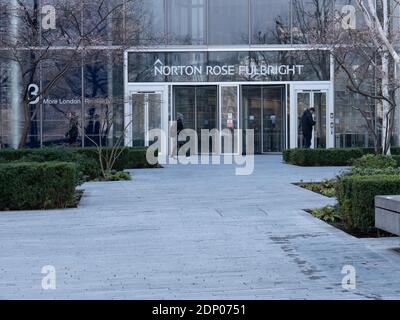 Norton Rose Fulbright internationale Anwaltskanzlei London Stockfoto