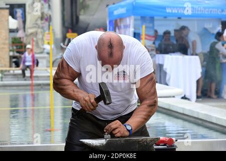 Graz, Steiermark, Österreich. Großes Volkskulturfestival in der Landeshauptstadt der Steiermark Stockfoto