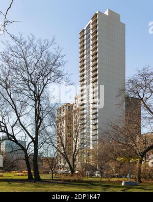 Das Conservatory Condominium in Lincoln Park Stockfoto