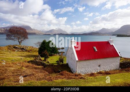 Red Roof Cottage (Schottland) Stockfoto