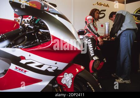 Norick Abes (JPN), Yamaha 500, GPmotorcycle Saison1998 Stockfoto