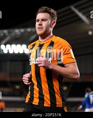 Hull City Callum Elder während der Sky Bet League ein Spiel im KCOM Stadium, Hull. Stockfoto