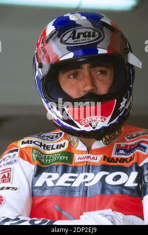 Michael Doohan (AUST), Honda 500, Spanien GP 1997, Jerez Stockfoto