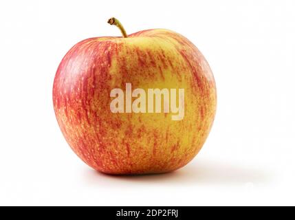 Jonagold Apfel isoliert vor weißem Hintergrund Stockfoto