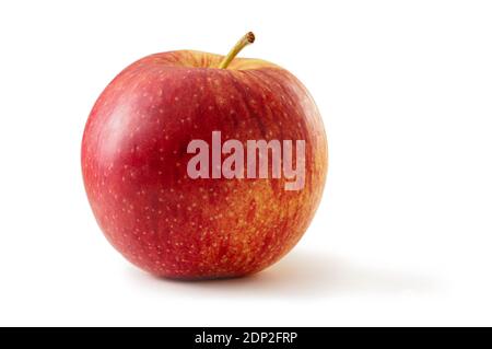Jonagold Apfel isoliert gegen Weiß Stockfoto