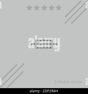 Fuse Vector Icon Moderne einfache Vektor-Illustration Stock Vektor