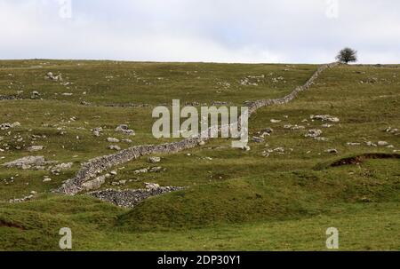 Bleibergbau im Peak District National Park Stockfoto